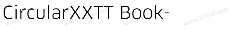 CircularXXTT Book字体转换